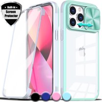 For Apple iPhone 14 Pro Max Case With Built In Screen Protector, Camera Lens Cover, Anti Yellow Clear 360 Degree Full-Body Protective Cover