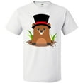 thumbnail image 3 of Inktastic Groundhog Day with Groundhog in Top Hat T-Shirt, 3 of 5