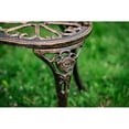 thumbnail image 4 of Bronze Metal Rose Garden Bench, 4 of 5