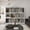 White, variant on 10-shelf Bookcase,Walnut