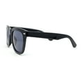 thumbnail image 3 of Mens Classic Iconic Hipster Retro Oversized Horn Rim Sunglasses Shiny Black, 3 of 4