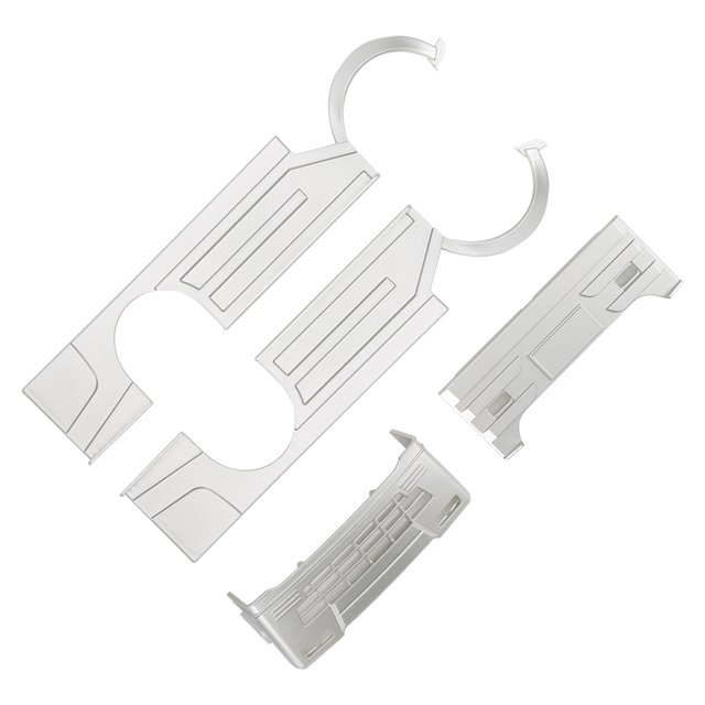Corps Large RC avec Lumière LED, Corps Large Couverture Portable et Durable RC Kit Corps Large Apparence Précise pour Accessoire RC de WPL D12 Bleu