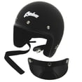 thumbnail image 3 of Cyclone Open Face Motorcycle Helmet DOT/ECE Approved - Matte Black - Small, 3 of 4