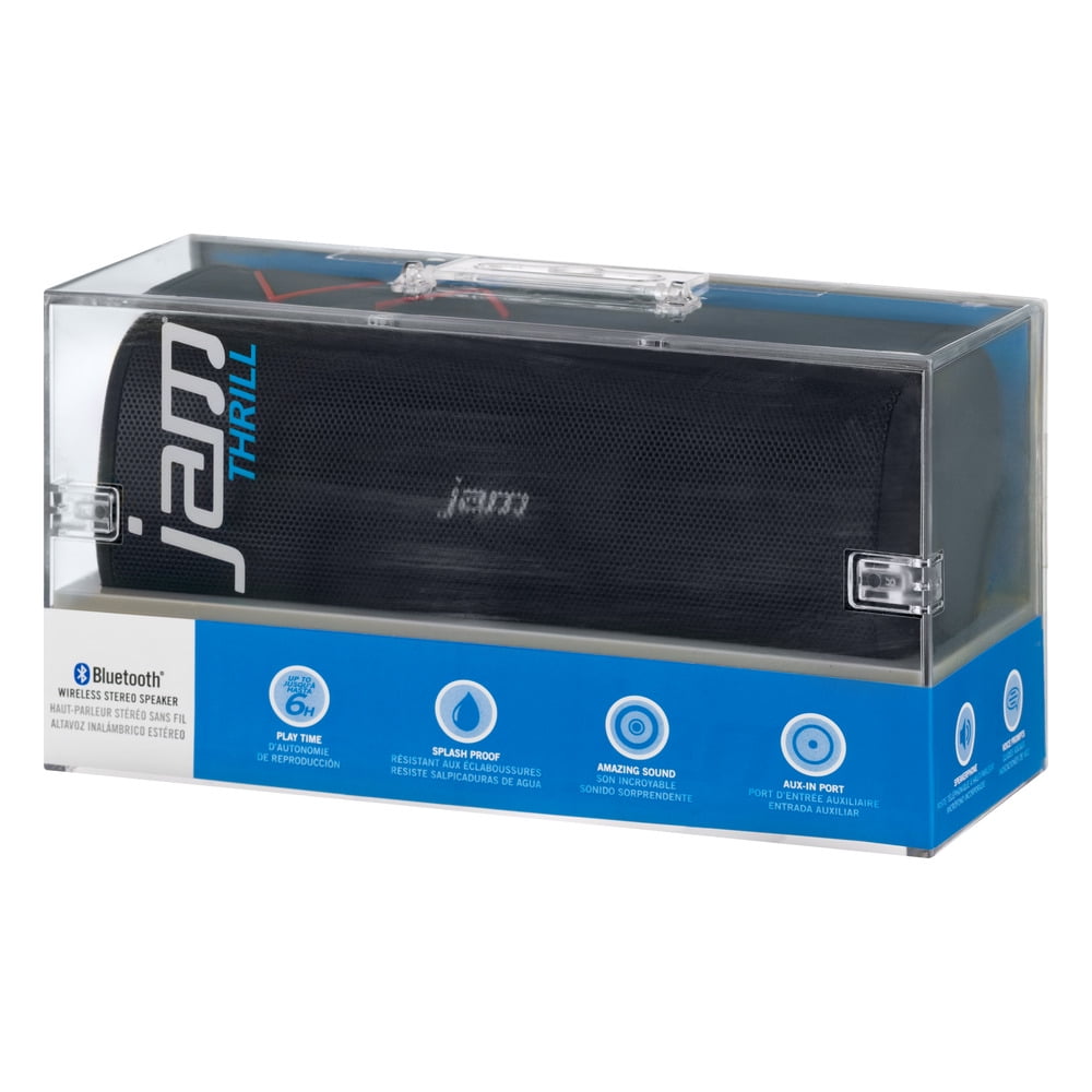Jam Thrill Bluetooth Wireless Speaker, 9.9 CT Red Jam Thrill Bluetooth Wireless Speaker, 9.9 CT Red