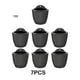 thumbnail image 5 of Wosthever 7 Uds. Maceta elegante para colgar en la pared para vivero, maceta de resina de primera calidad con autorriego para plantas y flores Jardín y Patio Gris-negro 110, 5 of 6