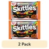 (2 pack) Skittles Shriekers Sour Halloween Chewy Candy Fun Size Bag - 10.72 oz