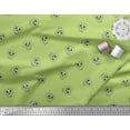 thumbnail image 3 of Soimoi Green Cotton Duck Fabric Skull Skull Decor Fabric Printed Yard 42 Inch Wide, 3 of 3