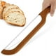 thumbnail image 1 of Cortador de Pan de 15.7" Cuchillo de Madera Cortador de Bagel de Acero Inoxidable Rebanador de Pan de Masa Madre Herramienta Portátil para Cortar Pan con Mango de Bambú Rebanador de Pan, 1 of 10