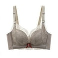 thumbnail image 2 of Womens Bras Underwire Adjusting the chest shape Bras for Women Wirefree Comfortable Padded Push Up Thin Soft Back Smoothing Bra Bra for Plus Size Clearance for Women, 2 of 5