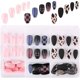 thumbnail image 1 of 3 cajas de 72 Uds de uñas postizas MACHAO decoración DIY rosa azul y negro, 1 of 5