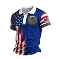 thumbnail image 2 of Funny Golf Shirts for Men 250 Anniversary Usa Mens Shirt 1776 Shirts 4th July Shirts Patriotic Hawaiian Shirts for Men America T Shirt Mens Memorial Day Shirt Mens T-Shirts Graphic Tees Men Shirts, 2 of 8