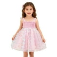 thumbnail image 3 of TBWNWG Sparkly Fairy Tutu Dress for Girls Star Sequins Bow Sleeveless Party Attire,Sizes 5-6 Years, 3 of 7