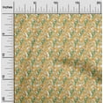 thumbnail image 2 of oneOone Polyester Spandex Yellow Fabric Florals Diy Clothing Quilting Fabric Print Fabric By Yard 56 Inch Wide, 2 of 4