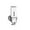 White, variant on Ikohbadg Bathroom Bathroom Wall Mounted Soap Dispenser Bathroom Kitchen Home Single Hanging Shower Gel Box Bottle