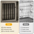 thumbnail image 5 of Homfa Dog Crate Furniture, 47.2''W Wooden Indoor Dog Cage Table with Sliding & Lockable Doors, Gray, 5 of 8