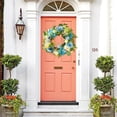 thumbnail image 6 of Sale Countdown! Summer Berry Wreath Festival Rattan Door Hanging Leaf Rattan Decorative Pendant Wreath Practical Home Decor 19.7", 6 of 7