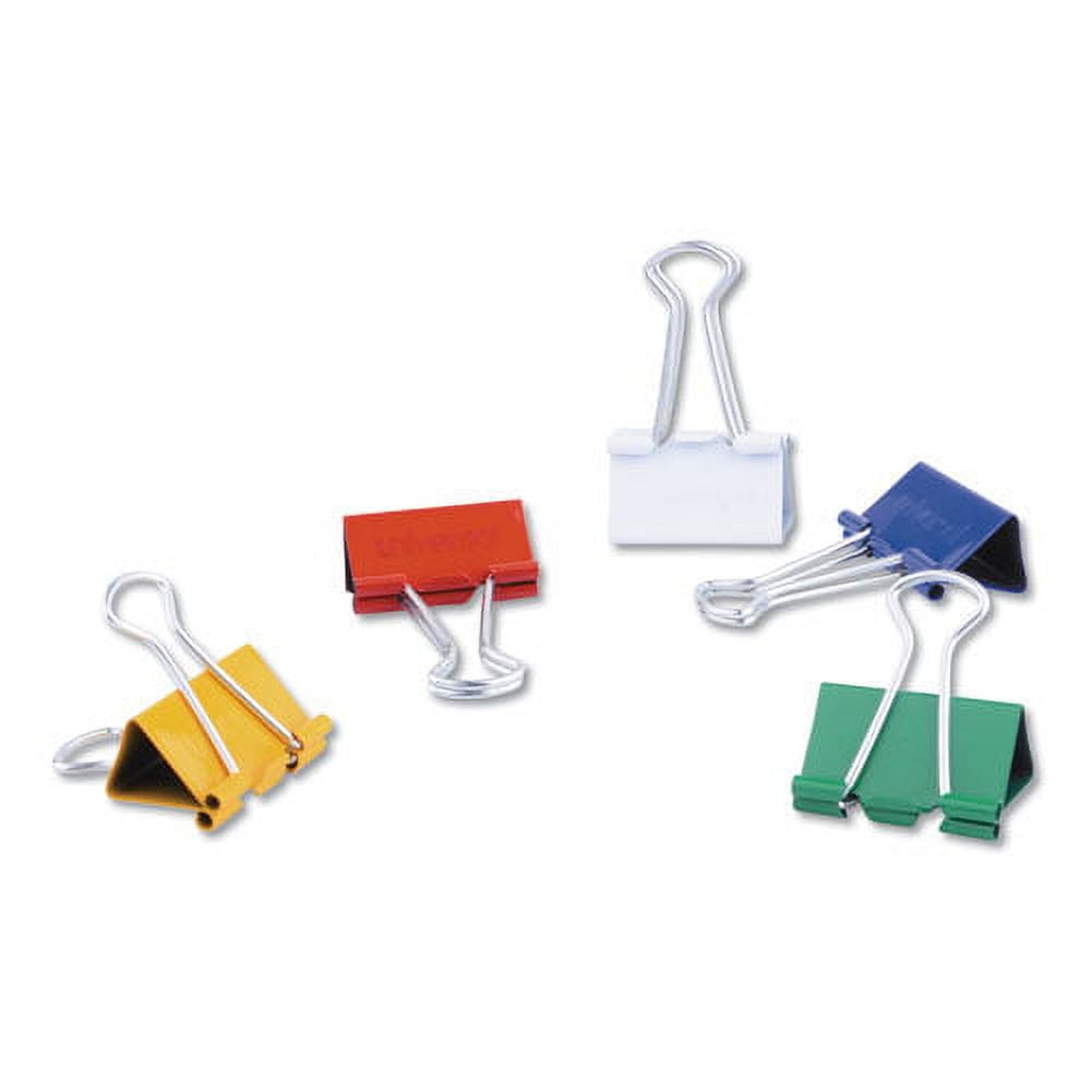 Binder Clips, Large, Black/Silver, 12/Box | Bundle of 10 Dozen