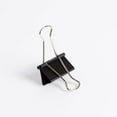 thumbnail image 4 of 12-Count Large Binder Clips - Steel Construction, Black & Silver Finish, 2.19" Depth & 1.25" Width, Heavy-Duty Office Fasteners, 4 of 6