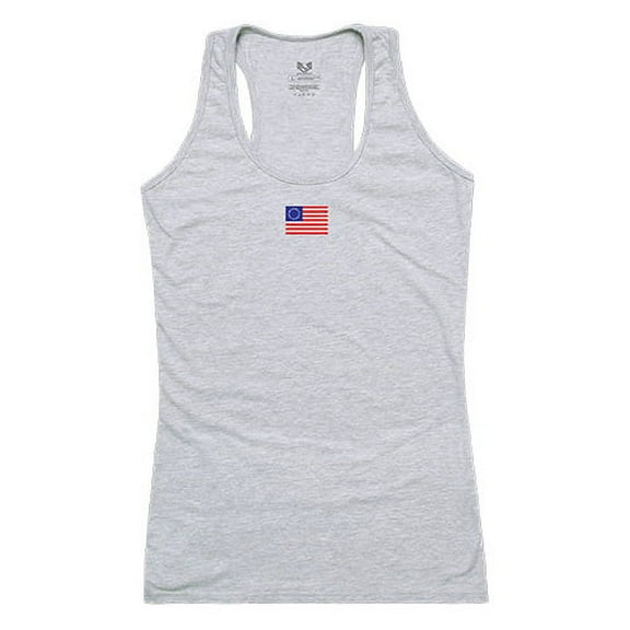 Rapid Dominance G02 Graphic Tanks, Distressed Flag-Betsy Ross 1 - HGY-XL