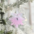 thumbnail image 4 of Qocolhg Indoor Outdoor Christmas Decorations Clearance! Christmas Gradient Pendant With Fine Glitter Acrylic Translucent Pendant Christmas Tree Ornaments Holiday Party Decorations DIY Accessories, 4 of 6