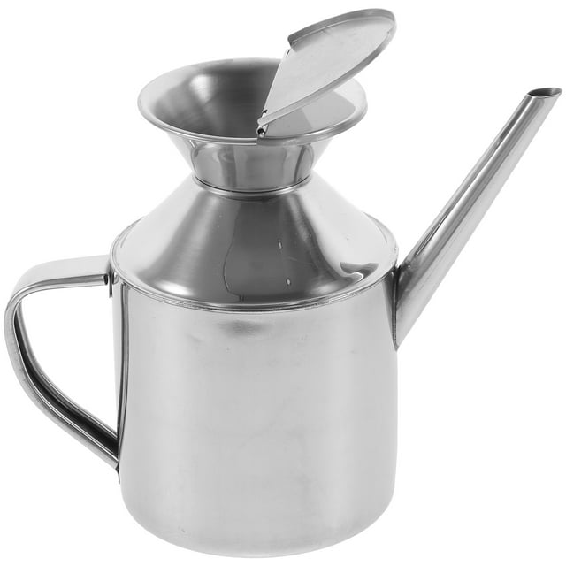 Botella dispensadora de salsa de soja, aceitera de acero inoxidable, lata para salsa de soja, contenedor para vinagre