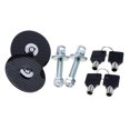 thumbnail image 1 of koolsoo Round Carbon Fiber Mount Bonnet Racing Security Hood Pins Latch Kit Lock Kit -, 1 of 5
