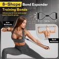 thumbnail image 3 of TaitWay 11Pcs Resistance Bands Set, 150LBS Exercise Bands, Workout Bands, with Handles for Men Women, Legs Ankle Straps for Muscle Training, 3 of 5