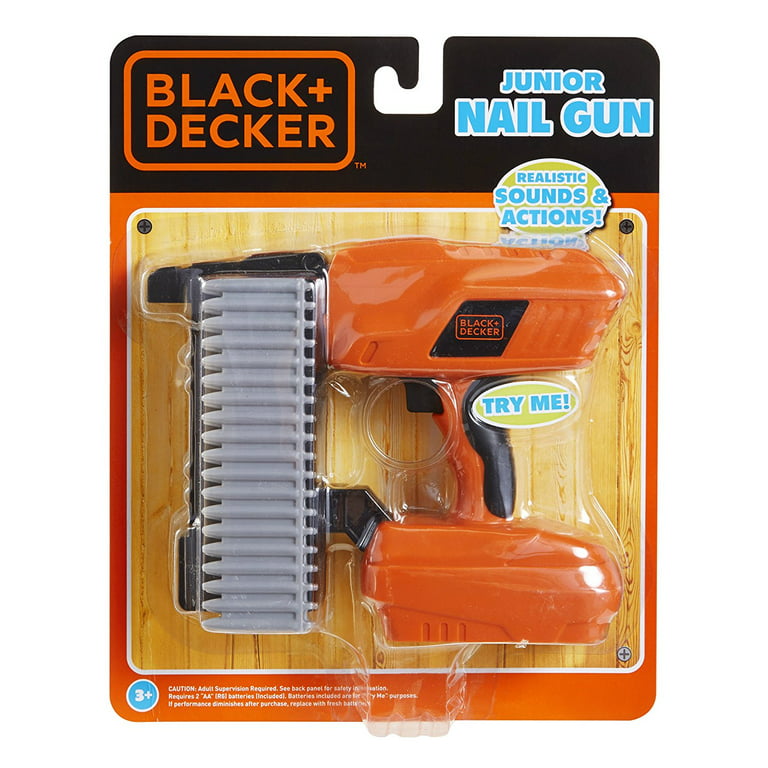 Black & Decker Jr. Electronic Tool Nailgun Toy