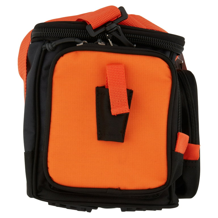 Ozark Trail Outdoor Equipment Medium Soft-Sided Fishing Tackle Bag, Orange  