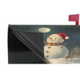 thumbnail image 4 of Ryvnso Mailbox Cover Magnetic Christmas Snowmans in Winter Mailbox Wrap Large Size 25.5x21 Inch, 4 of 8