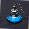 thumbnail image 5 of 2pcs Diamond Decor Delicate Switch Ceiling Chain Pull for Christmas Pendant Lake Tree Lamp Chandelier Hanging Blue Fan Crystal, 5 of 5