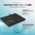 thumbnail image 3 of Teclado Numerico ACTECK INSPIRE PAD PRO TN480 Inalambrico USB 2.4 GHz + BT Multidispositivo negro, 3 of 5