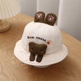 thumbnail image 2 of Meihuid Infant Boys and Girls Basin Hats with Cute Plush Cartoon Animal Design, 2 of 2