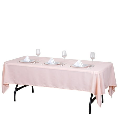 

Balsa Circle 60 x 102 Polyester Rectangular Tablecloth - Blush