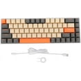 thumbnail image 1 of 68 Keys Mechanical Gaming Keyboard, 60% Mechanical Keyboard with Red Switch, RGB Wired Gaming Keyboard, Ergonomic 60% Percent Keyboard, Wired Office Keyboard for PC Laptop, 1 of 7