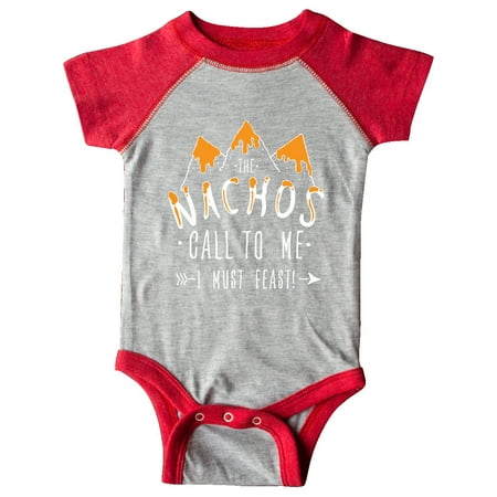 

Inktastic The Nachos Call to Me I Must Feast with Mountain of Nachos Gift Baby Boy or Baby Girl Bodysuit