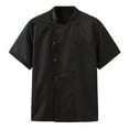 thumbnail image 4 of Chefs Coat Unisex Chef Coat for Men Women Classic Restaurant Kitchen Work Clothes,Black,M, 4 of 5