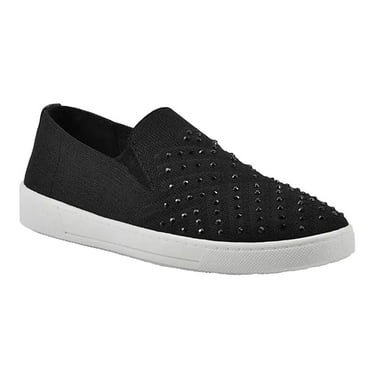White Mountain Women's Bling Sneaker in Black Size 9
