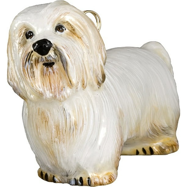 Coton De Tulear Polish Glass Christmas Ornament Dog Decoration