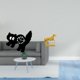 thumbnail image 2 of Reloj de pared decorativo con forma de gato, silencioso, sin , estatua de caballo, de resina acrílica, ideal para sala de estar, dormitorio u of, 2 of 8