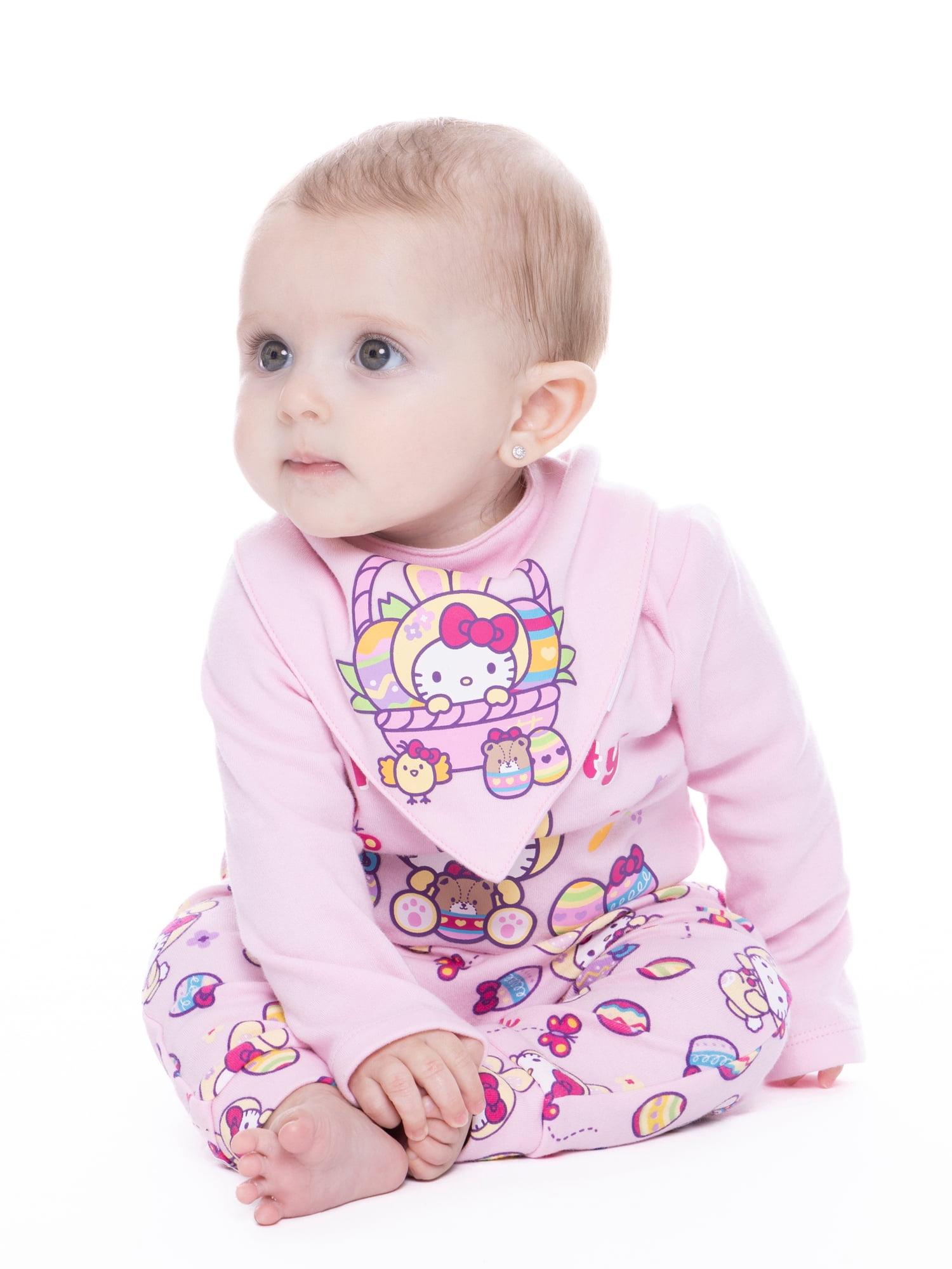 Hello Kitty Baby Easter Layette Gift Set, 3-Piece, Sizes Newborn-12 Months