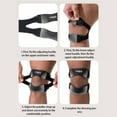 thumbnail image 4 of Zeiwohndc Breathable Knee Support Strap with Adjustable Fit Hiking Knee Stabilizers, 4 of 14