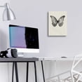 thumbnail image 4 of Epic Art 'Black Butterfly on Tan' by Design Fabrikken, Acrylic Glass Wall Art, 12"x16", 4 of 8