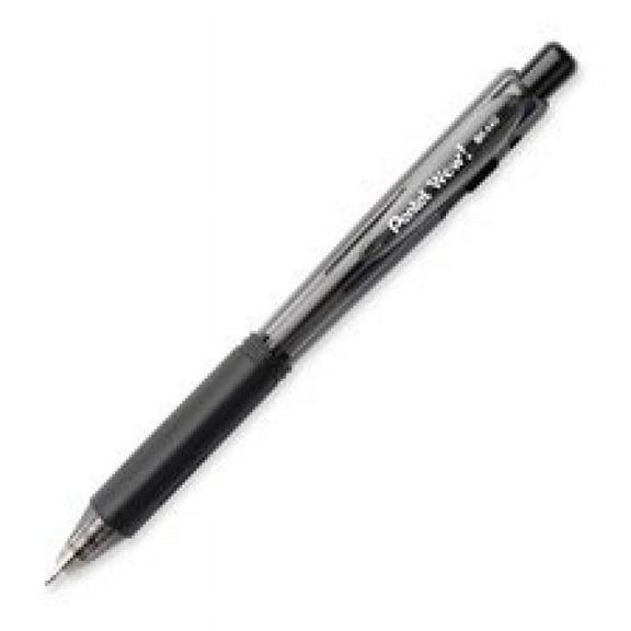 Pentel Ballpoint Pen, Retractable, Rubber Grip, Med, Green (BK440-D)