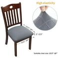 thumbnail image 3 of Dowbom Stretch Chair Seat Covers Spandex Jacquard Dining Chair Seat Covers Washable Cushion Cover, 3 of 7
