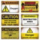 thumbnail image 5 of Letrero de hojalata vintage con aviso de precaución, placa de metal, advertencia para niños, video retro, placa para cueva de hombre, garaje, puerta de peligro, decoración de pared, 5 of 5