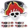 thumbnail image 1 of KAKOWELY 16pcs Pirate Themed Pvc Rubber Ring Children's Toy Rings (Assorted Color),1.3"X1.1"X1.02", 1 of 5