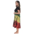 thumbnail image 2 of Riviera Sun Rasta Short Sleeve Umbrella Dresses for Women 25028-XL (Rasta Short Sleeve, Small), 2 of 3