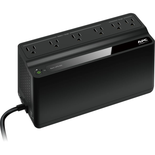 APC UPS Battery Backup & Surge Protector with USB Charger APC Back-UPS 850VA BE850M2 