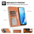 thumbnail image 3 of Dteck Wallet Case for OnePlus Nord N200 5G, Premium PU Leather Wallet Case Flip Folio Stand Cover with Card Slots for OnePlus Nord N200 5G 2021, Brown, 3 of 5